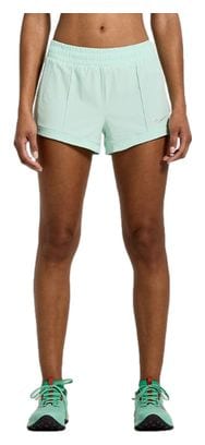 Saucony Outspace 3in Shorts Women Grün