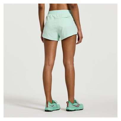 Saucony Outspace Women's Shorts 3in Green
