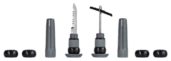 Muc-Off Stealth Tubeless Repair Kit Tubeless Puncture Plugs Grau