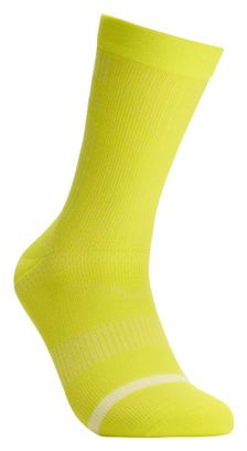 Chaussettes Hoka Run Crew Jaune