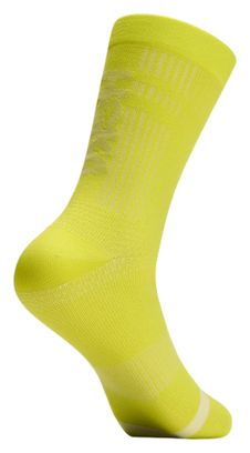 Chaussettes Hoka Run Crew Jaune