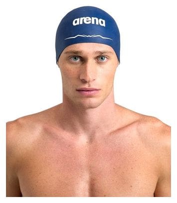 Gorro de natación Arena Aquaforce Wave Blanco/Negro