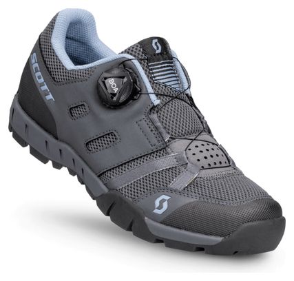 Scarpe Scott Sport Crus-r Boa MTB Donna Grigio/Blu