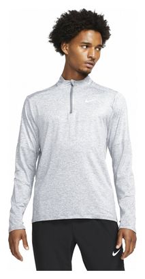 Nike Dri-Fit Element Grey 1/2 Zip Long Sleeve Jersey