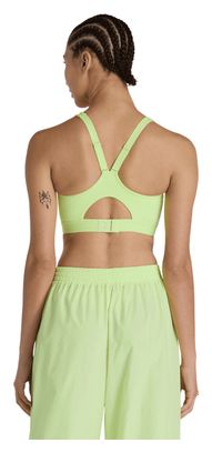 New Balance Essential Run sportbeha geel dames