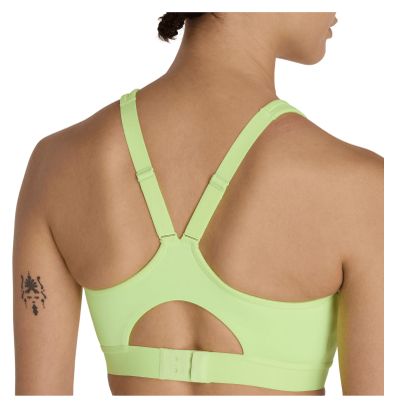 New Balance Essential Run sportbeha geel dames