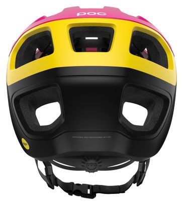 Casco MTB Poc Cularis Pure Mips Rosa/Giallo