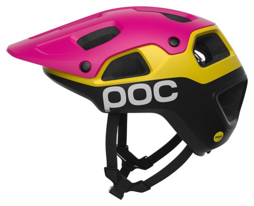 Casco MTB Poc Cularis Pure Mips Rosa/Giallo