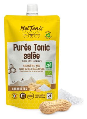 Recharge Purée Énergétique Meltonic Purée Tonic Salée Cacahuètes / Miel / Fleur de Sel / Gelée Royale 165g