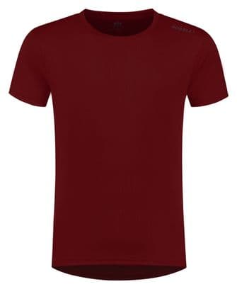 T-Shirt De Sport Manches Courtes Rogelli - Homme - Bordeaux