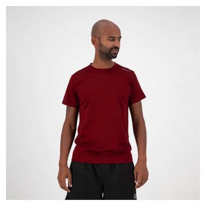 T-Shirt De Sport Manches Courtes Rogelli - Homme - Bordeaux