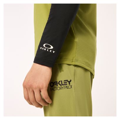 Maillot Manches Longues Oakley Free Ride Rc Vert