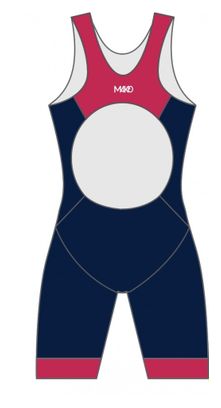 Women's Mako Team Hot Pink Navy Blue/Pink Trifunction wetsuit