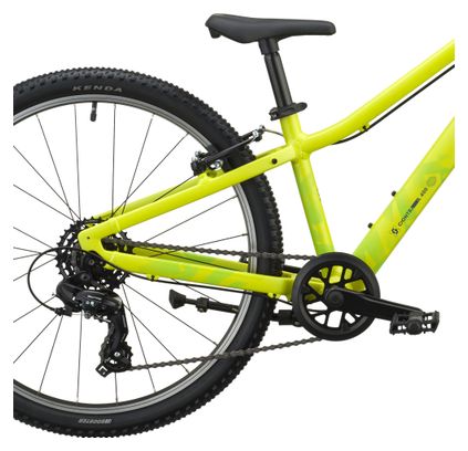 Bicicleta de montaña infantil Scott Contrail 400 Shimano Tourney 7V 24'' Amarilla