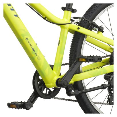 Bicicleta de montaña infantil Scott Contrail 400 Shimano Tourney 7V 24'' Amarilla
