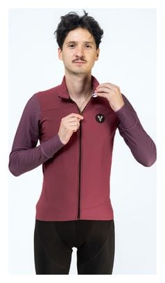 LeBram Ventoux Uni Maglia a maniche lunghe Bordeaux