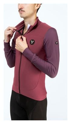 LeBram Ventoux Uni Maglia a maniche lunghe Bordeaux