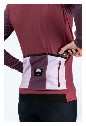 LeBram Ventoux Uni Maglia a maniche lunghe Bordeaux