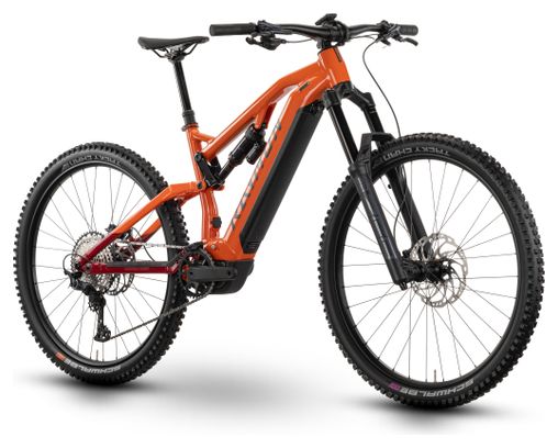 VTT Électrique Tout-Suspendu Raymon TrailRay 170 Pro Shimano SLX 12V 800Wh 29'' Orange 2025