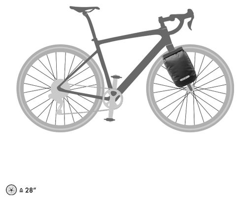 Ortlieb Fork-Pack 5.8L Fork Bag Black Matt