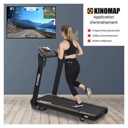 Tapis de course connecté - 14km/h - CARE - CT-962 - KINOMAP