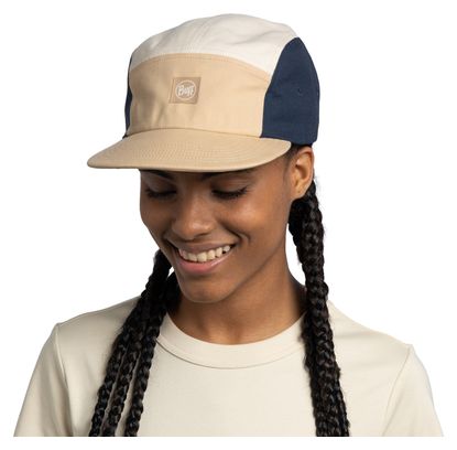 Cappellino Buff 5 Panel Venture beige/blu scuro