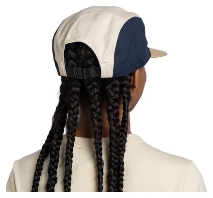 Cappellino Buff 5 Panel Venture beige/blu scuro