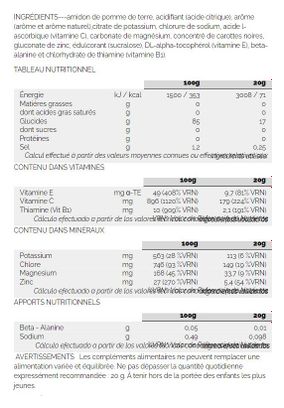 Bevanda energetica isotonica ai frutti di bosco 226ers 20g