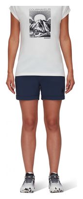 Mammut Runbold Roll Cuff Shorts Blau Damen