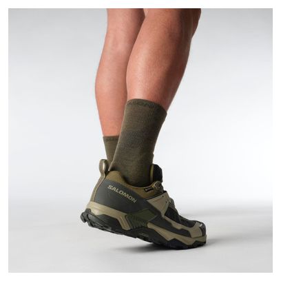 Zapatillas de senderismo Salomon X Ultra 5 GTX Caqui Hombre