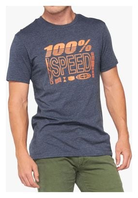 T-Shirt 100% Trademark Heather Bleu 