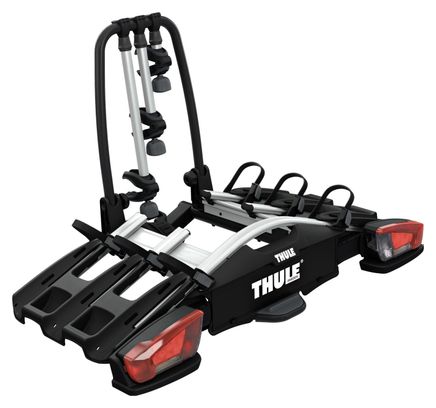 Portabici Thule VeloCompact F Fi per gancio di traino 13 Pin - 3 biciclette (compatibile con le E-Bikes) Grigio Nero