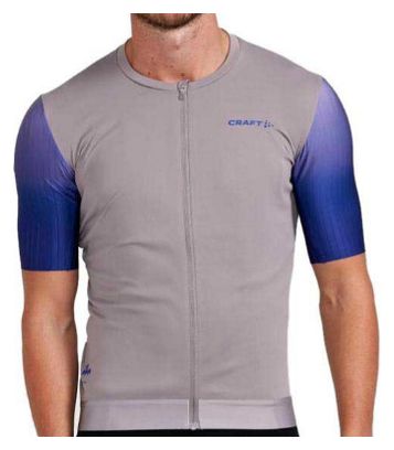 Craft Adv Aero Kurzarmtrikot Hellgrau Blau