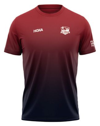 T-shirt Hoka All day Tee x Templiers 2023 Red Uomo
