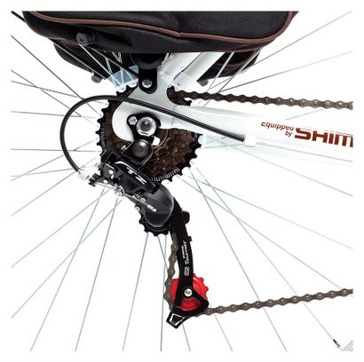 VTC Moma Bikes Hybrid 28'' Shimano 18V Blanc