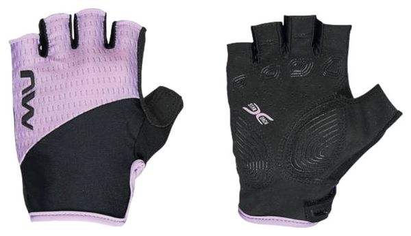 Northwave Fast Women's Violet/Black Short Gloves
