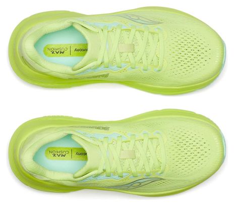Saucony Guide 19 hardloopschoenen, geel/blauw, dames