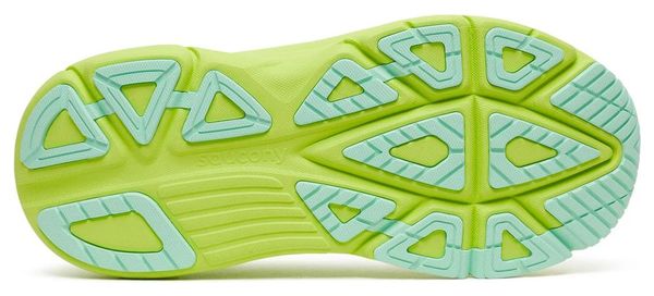 Saucony Guide 19 hardloopschoenen, geel/blauw, dames