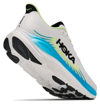 Hoka Clifton 11 Large hardloopschoenen, wit/blauw, heren