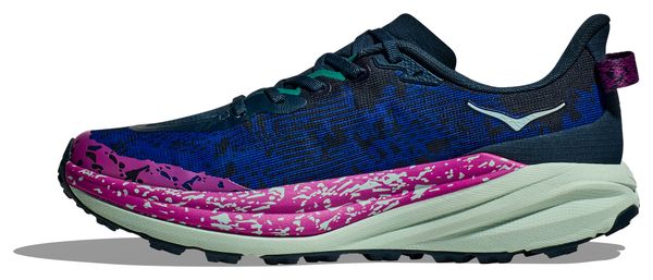 Chaussures Trail Hoka Speedgoat 6 Bleu/Rose Homme