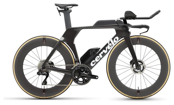 Vélo de Triathlon Cervélo P5 Shimano Dura-Ace Di2 12V 700 mm Noir 2025