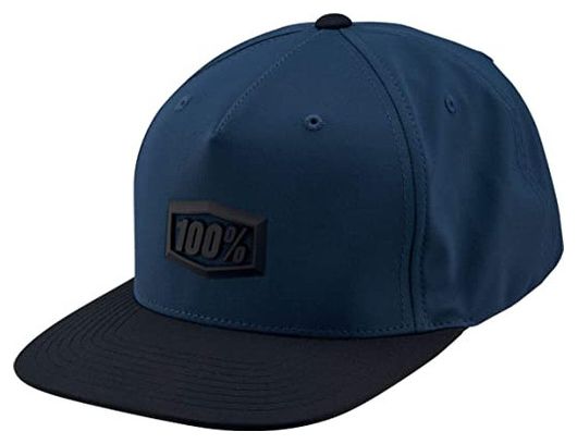 Cappellino aziendale 100% blu/nero