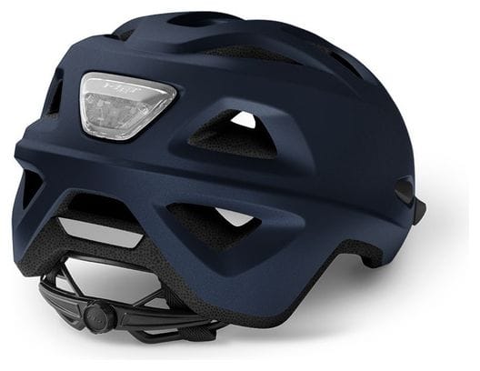 Met Mobilite Urban Helm Mat Blauw 2021