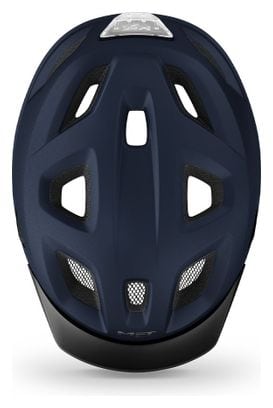 Met Mobilite Urban Helm Mat Blauw 2021