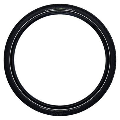 Pneu Schwalbe Marathon 349mm Perf. Twinskin GreenGuard Addix Eco Rigide Noir/Réfléchissant