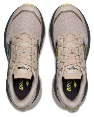 Chaussures Trail Brooks Cascadia 19 Beige/Jaune Homme