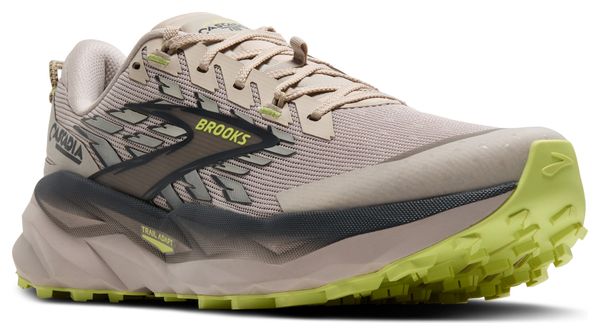 Chaussures Trail Brooks Cascadia 19 Beige/Jaune Homme
