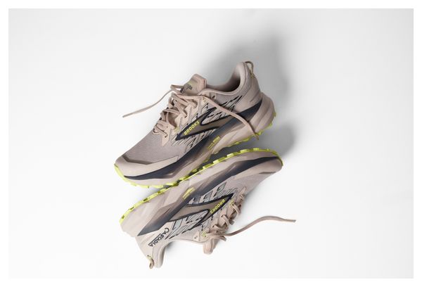 Chaussures Trail Brooks Cascadia 19 Beige/Jaune Homme