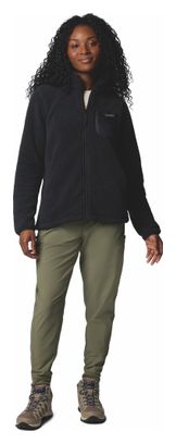 Chaqueta polar Columbia Sherpa West Bend II para mujer Negro