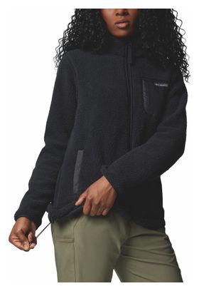 Chaqueta polar Columbia Sherpa West Bend II para mujer Negro